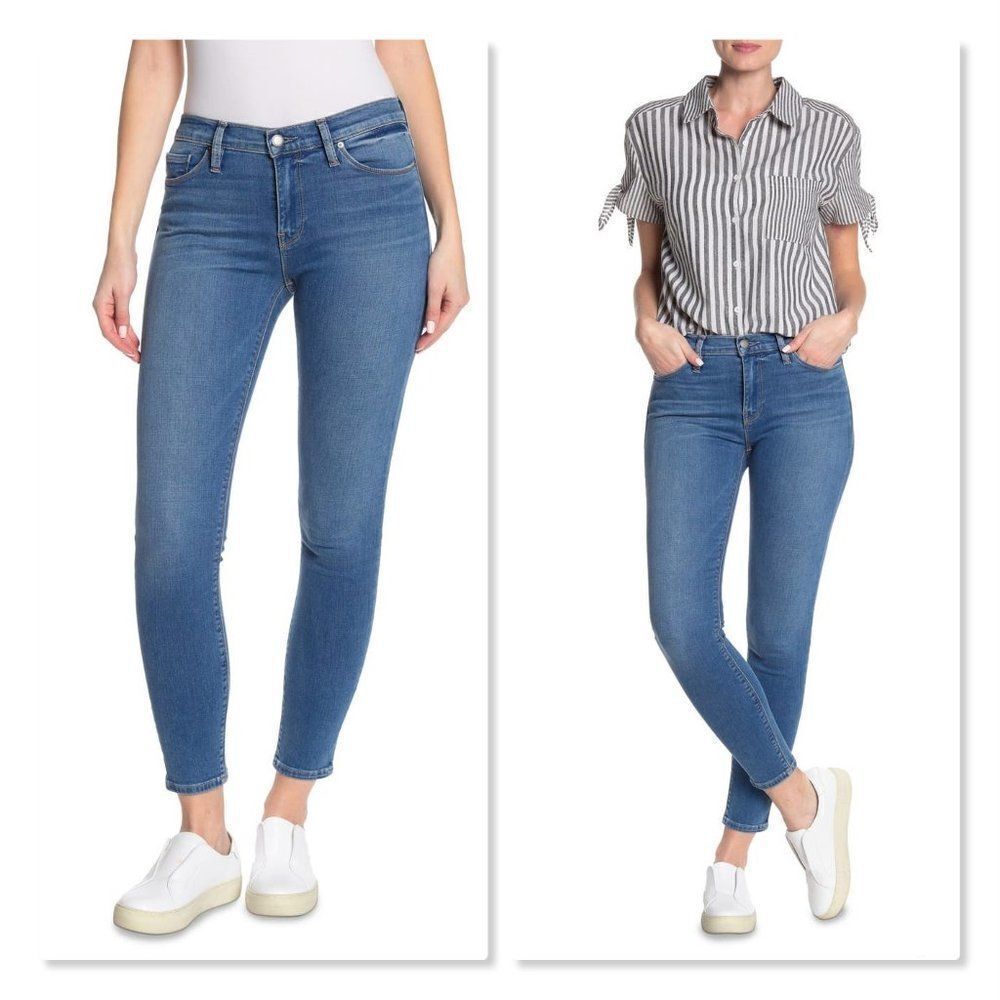 HUDSON Jeans Nico Mid Rise Ankle Skinny Jeans NEW